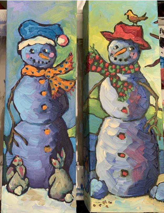 “Winter Friends  2, 3 (Sold individually)